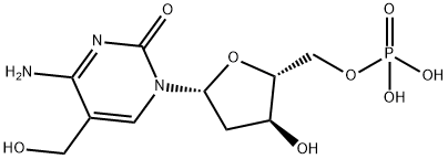 5-hydroxymethyldeoxycytidylic acid 结构式