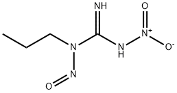 N′-硝基-N-亚硝基-N-丙基胍 结构式