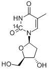 THYMIDINE, [2-14C] 结构式