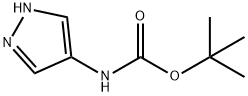 叔丁基 1H-吡唑-4-基氨基甲酯 结构式