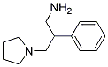 N-甲基-1-苯基-2-(吡咯烷基-1-基)乙-1-胺 结构式