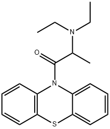 10-(A-DIETHYLAMINOPROPIONYL)-PHENOTHIAZI NE HYDROCHLORIDE (AS-139 结构式