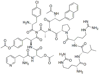 醋酸西曲瑞克 结构式