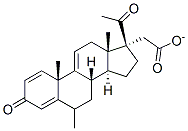 Δ-9（11）-乙酸甲基甲酮 结构式