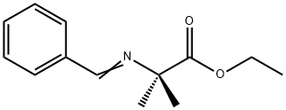 2-Methyl-N-(phenylmethylene)alanine Ethyl Ester 结构式