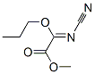 Acetic acid, (cyanoimino)propoxy-, methyl ester (9CI) 结构式