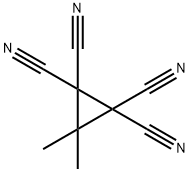 3,3-Dimethylcyclopropane-1,1,2,2-tetracarbonitrile 结构式