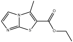 3-甲基咪唑并[2,1-B]噻唑-2-甲酸乙酯 结构式