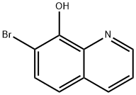 7-溴-8-羟基喹啉 结构式