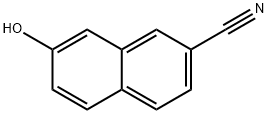 7-羟基-2-萘甲腈 结构式