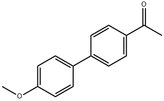 1-(4-甲氧基-联苯-4-基)-乙酮 结构式