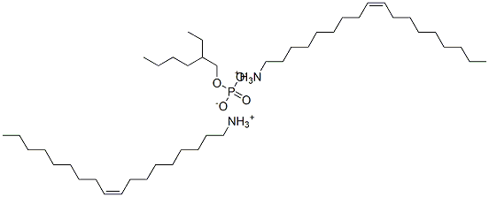 2-Ethylhexylphosphoric acid oleylamine salt 结构式