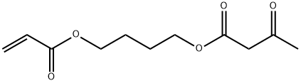 4-[(1-oxoallyl)oxy]butyl acetoacetate 结构式