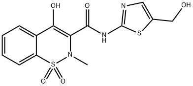5'-羟基美洛昔康 结构式