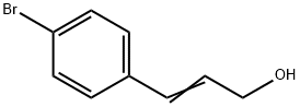 3-(4-Bromo-phenyl)-prop-2-en-1-ol 结构式