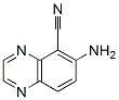 5-Quinoxalinecarbonitrile,  6-amino- 结构式