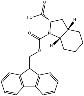 Fmoc-L-八氢吲哚-2-甲酸 结构式
