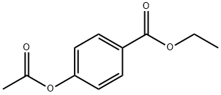 Ethyl-4-acetoxybenzoate 结构式