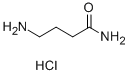 4-氨基丁酰胺盐酸盐 结构式