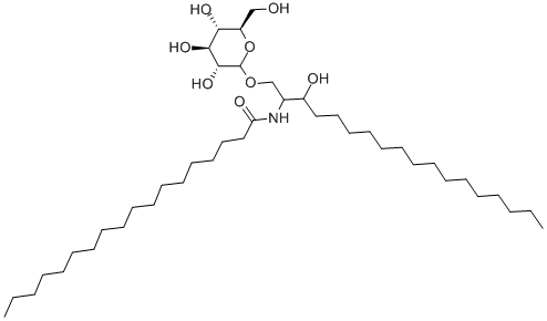 N-STEAROYL-DL-DIHYDRO-GLUCOCEREBROSIDE 结构式