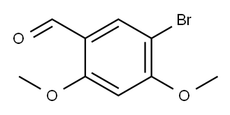 5-溴-2,4-二甲氧基苯甲醛 结构式