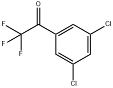 3', 5'-二氯-2, 2, 2-三氟苯乙酮 结构式