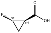 REL-(1R,2S)-2-氟代环丙烷羧酸 结构式