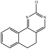 2-氯-5,6-二氢苯并[H]喹唑啉 结构式