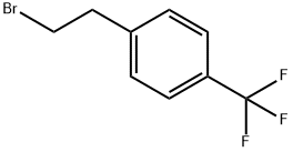 4-(三氟甲基)苯乙基溴 结构式