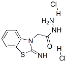 2-(2-iminobenzothiazol-3-yl)acetohydrazide dihydrochloride 结构式
