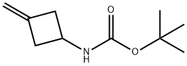 氨基甲酸(3 - 亚甲基环丁基) -,1,1 - 二甲基乙基酯 结构式