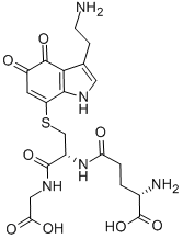 7-S-glutathionyltryptamine-4,5-dione 结构式