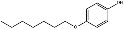 4-庚氧基苯酚 结构式