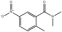 N,N,2-三甲基-5-硝基苯甲酰胺 结构式