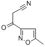 5-甲基-BETA-氧代-3-异恶唑丙腈 结构式