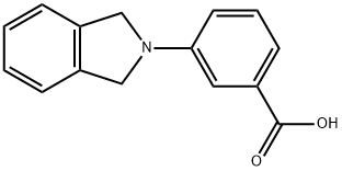 3-(1,3-二氢-2H-异吲哚-2-基)苯甲酸 结构式