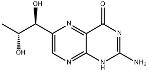 2-amino-6-[(1S,2R)-1,2-dihydroxypropyl]-4(1H)-Pteridinone 结构式