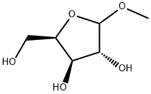METHYL D-XYLO-FURANOSIDE 结构式