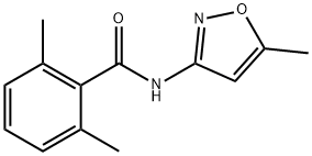 2,6-二甲基-N-(5-甲基异恶唑-3-基)苯甲酰胺 结构式