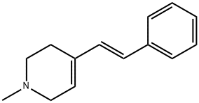 1-methyl-1,2,3,6-tetrahydrostilbazole 结构式