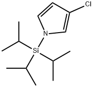 3-Chloro-1-[tris(1-methylethyl)silyl]-1H-pyrrole 结构式
