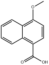 4-甲氧基-1-萘甲酸 结构式