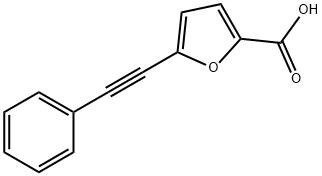 5-(2-苯基乙-1-炔基)-2-呋喃甲酸 结构式