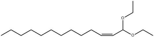 (Z)-1,1-diethoxytridec-2-ene 结构式
