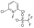 1-氟-2,6-二氯吡啶三氟甲磺酸盐 结构式