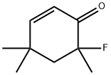 2-Cyclohexen-1-one,  6-fluoro-4,4,6-trimethyl- 结构式