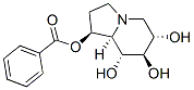 1,6,7,8-Indolizinetetrol, octahydro-, 1-benzoate, 1S-(1.alpha.,6.beta.,7.alpha.,8.beta.,8a.beta.)- 结构式