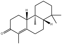 2(3H)-Phenanthrenone, 4,4a,4b,5,6,7,8,8a,9,10-decahydro-1,4b,8,8-tetramethyl-, (4aR,4bS,8aS)- 结构式