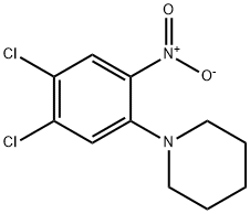 1-(4,5-二氯-2-硝基苯基)哌啶 结构式