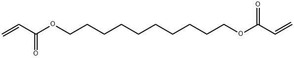 1,4-癸二醇二丙烯酸酯(含稳定剂甲氧基氢醌) 结构式